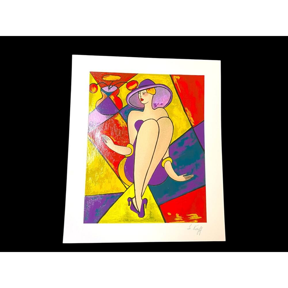 Linda LeKniff Debbie Seriolithograph & COA Numbered Park West Gallery 8.75" x 7"